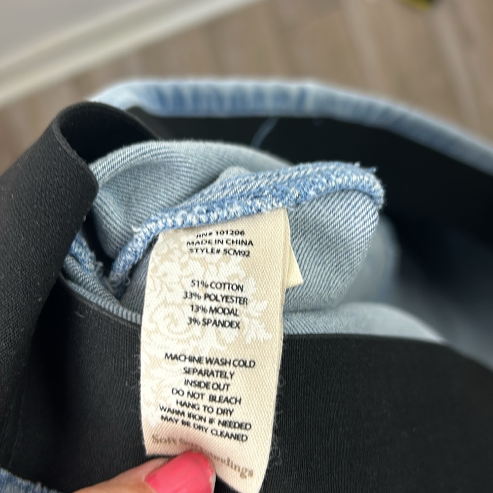Perfect Soft Surroundings Soft Pull On Stretch Denim Skinny Jeans  3X - Picture 5 of 5
